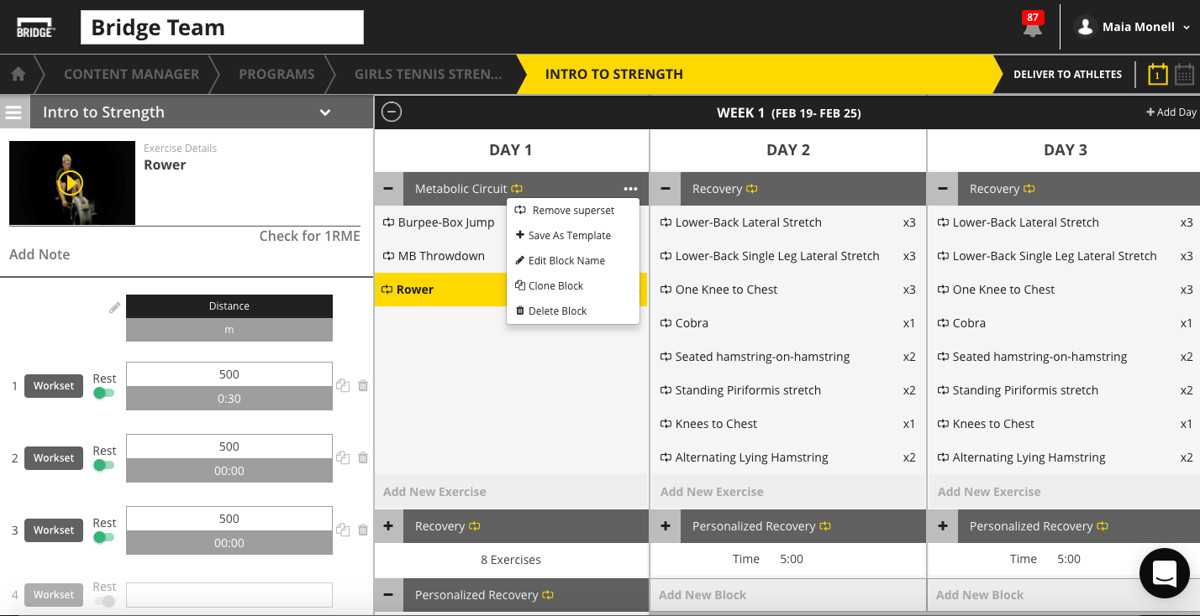 Software for Strength Coaches: Programming Made Easy