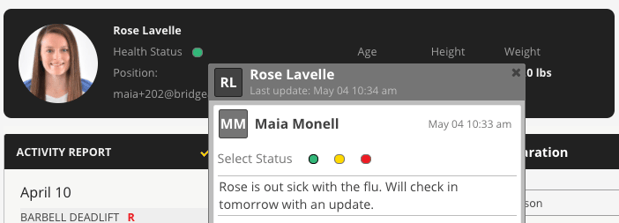 Image #5: Health Status Image #5: Health Status