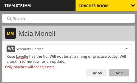 Image #6: Coaches Room Communication Image #6: Coaches Room Communication