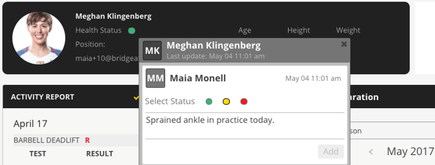 Image #4: Health Status Image #4: Health Status